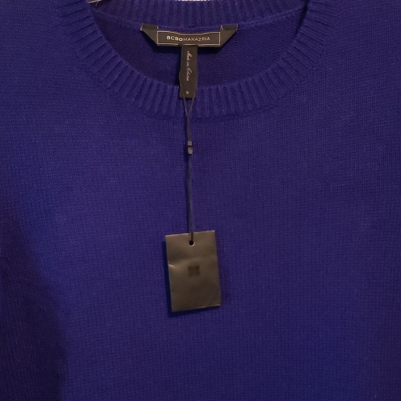 💙 BCBGMaxAzria Dahnya Blue Sweater Dress - Picture 8 of 15